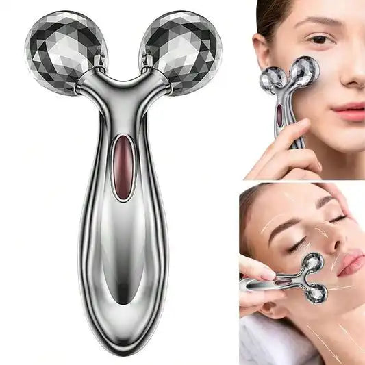 3D Face Roller Massager – V Shape Lifting Tool for Face, Jawline & Skin Tightening