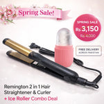 Remington 2 in 1 Hair Straightener & Curler – Professional Styling Tool