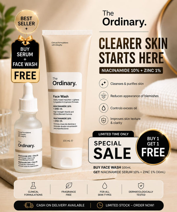 The Ordinary 2-in-1 Brightening Serum & Face Wash Combo