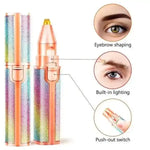 2-in-1 Rechargeable Eyebrow Trimmer & Facial Hair Shaver