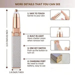 New 2 in 1 Flawless Facial & Eyebrow Hair Remover