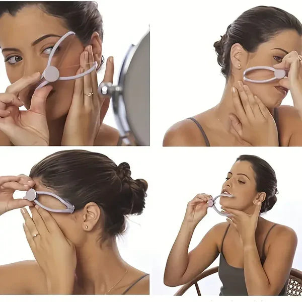✨ Spring Manual Threading Tool for Eyebrows & Cheeks