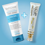 SoftGlow Face Wash + Haya Beauty Cream (Ultra) Bundle - Complete Skincare Duo